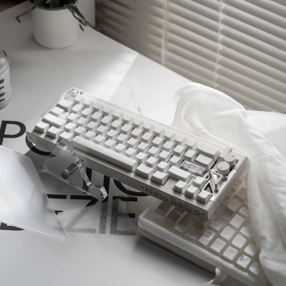 Lelelab Hokkaido White Keycaps – SoupKeys