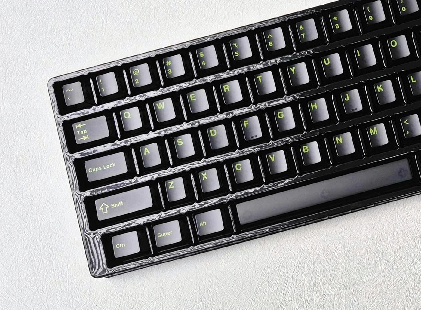 SW Transparent & Black Keycaps – SoupKeys SW Transparent & Black Keycaps – SoupKeys