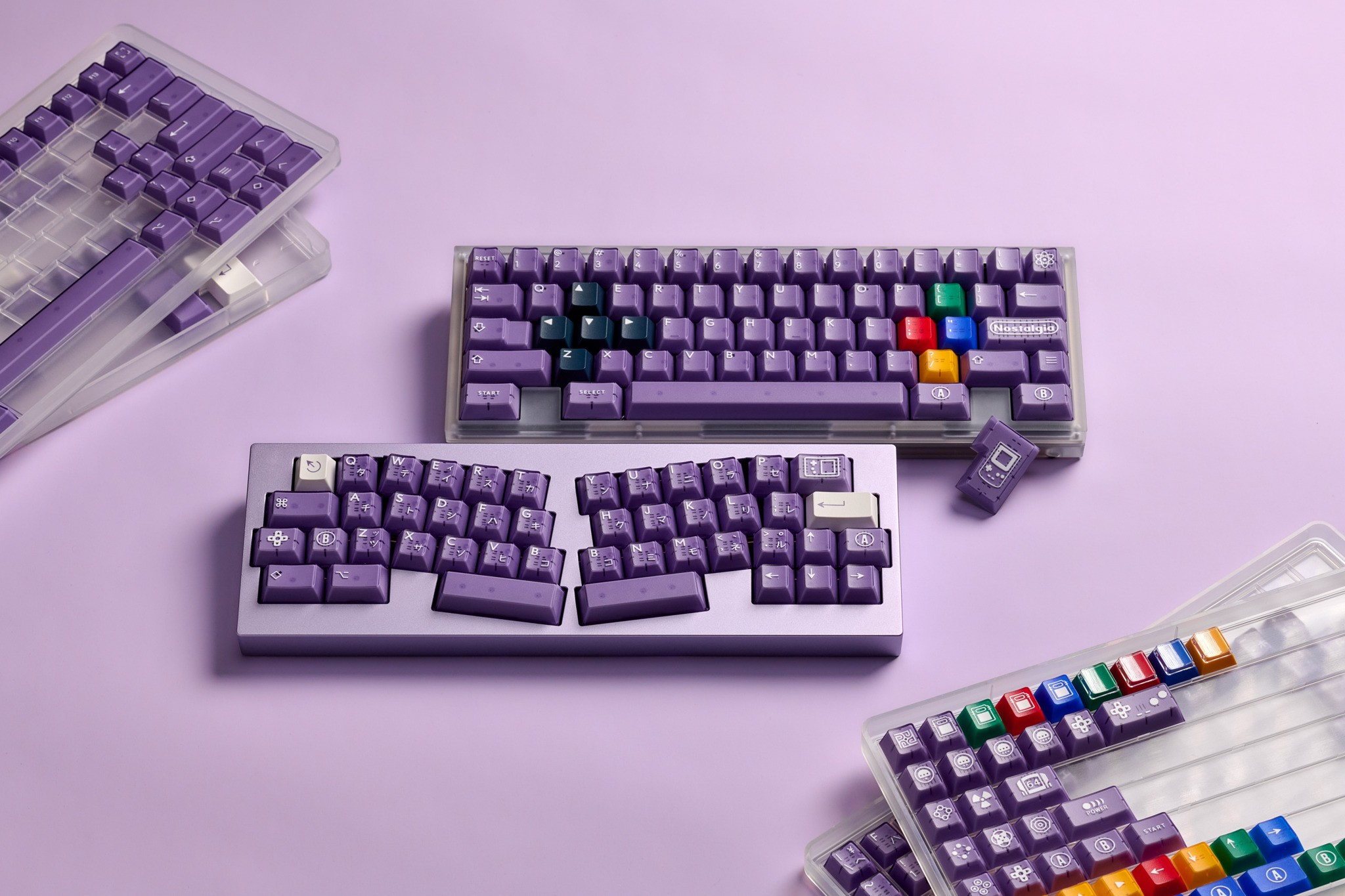 PBTfans Atomic Purple Keycaps – SoupKeys