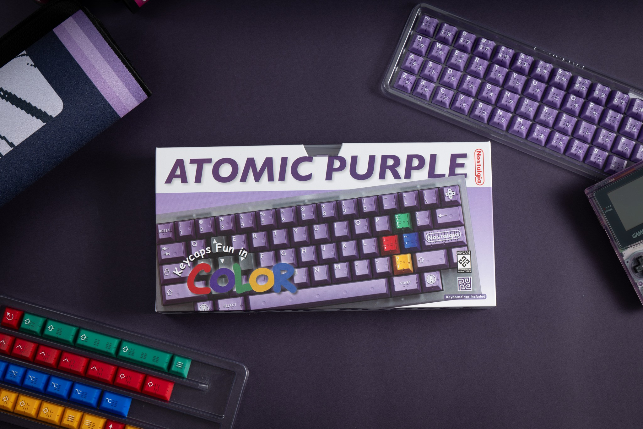 PBTfans atomic purple キーキャップセット PBTfans Atomic Purple Keycaps – Divinikey