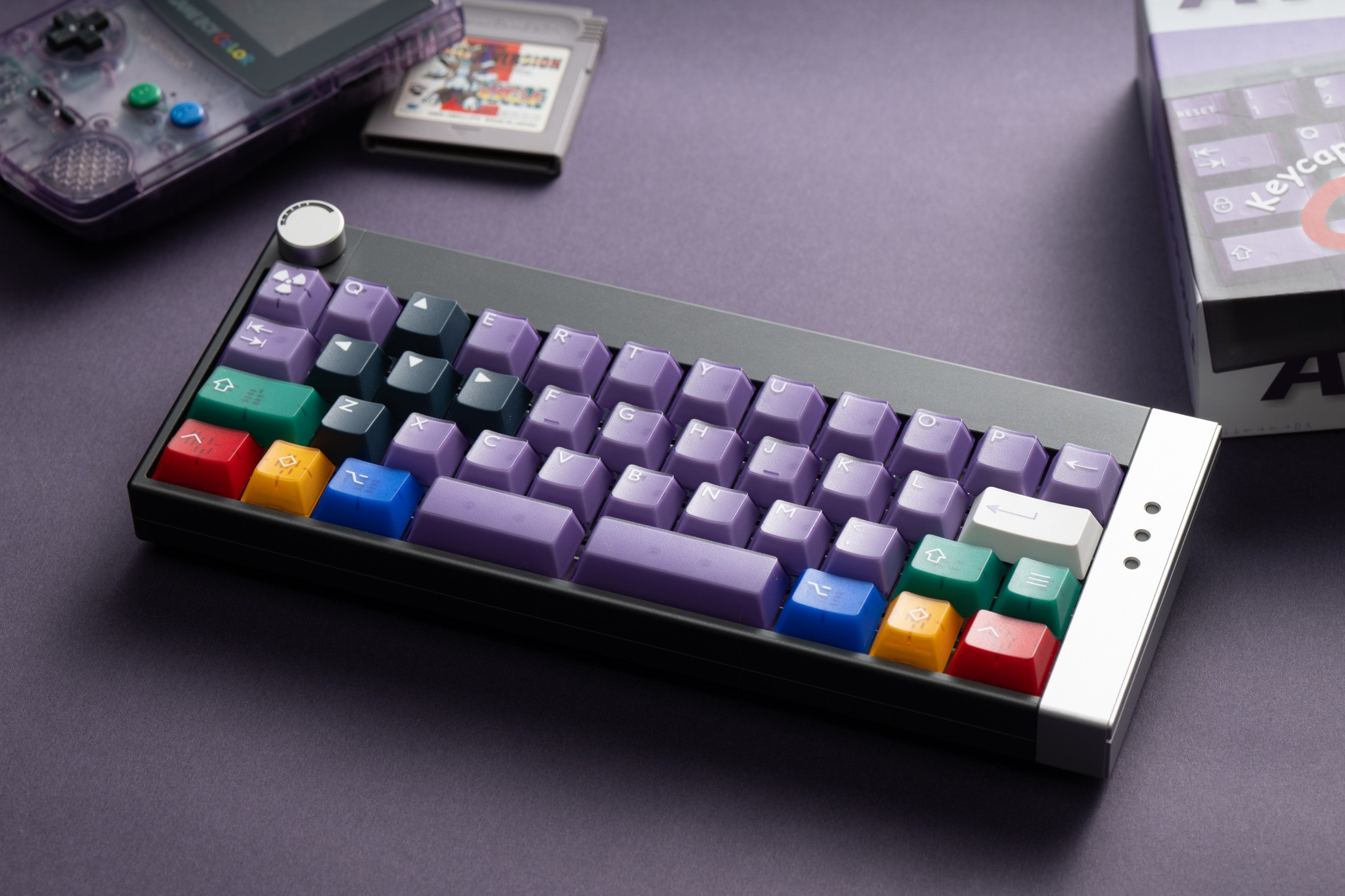 PBTfans atomic purple キーキャップセット PBTfans Atomic Purple Keycaps – SoupKeys