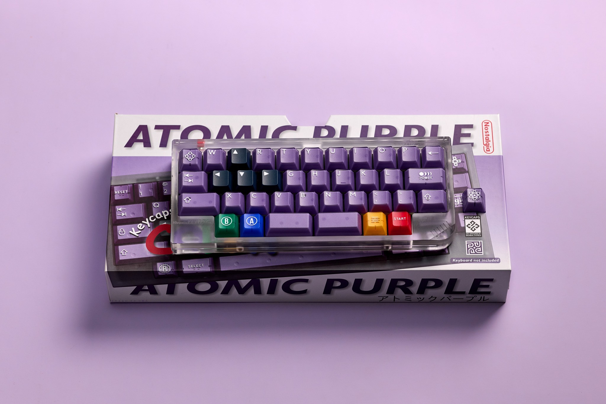 PBTfans atomic purple キーキャップセット PBTfans Atomic Purple PBTfans atomic purple キーキャップセット PBTfans Atomic Purple
