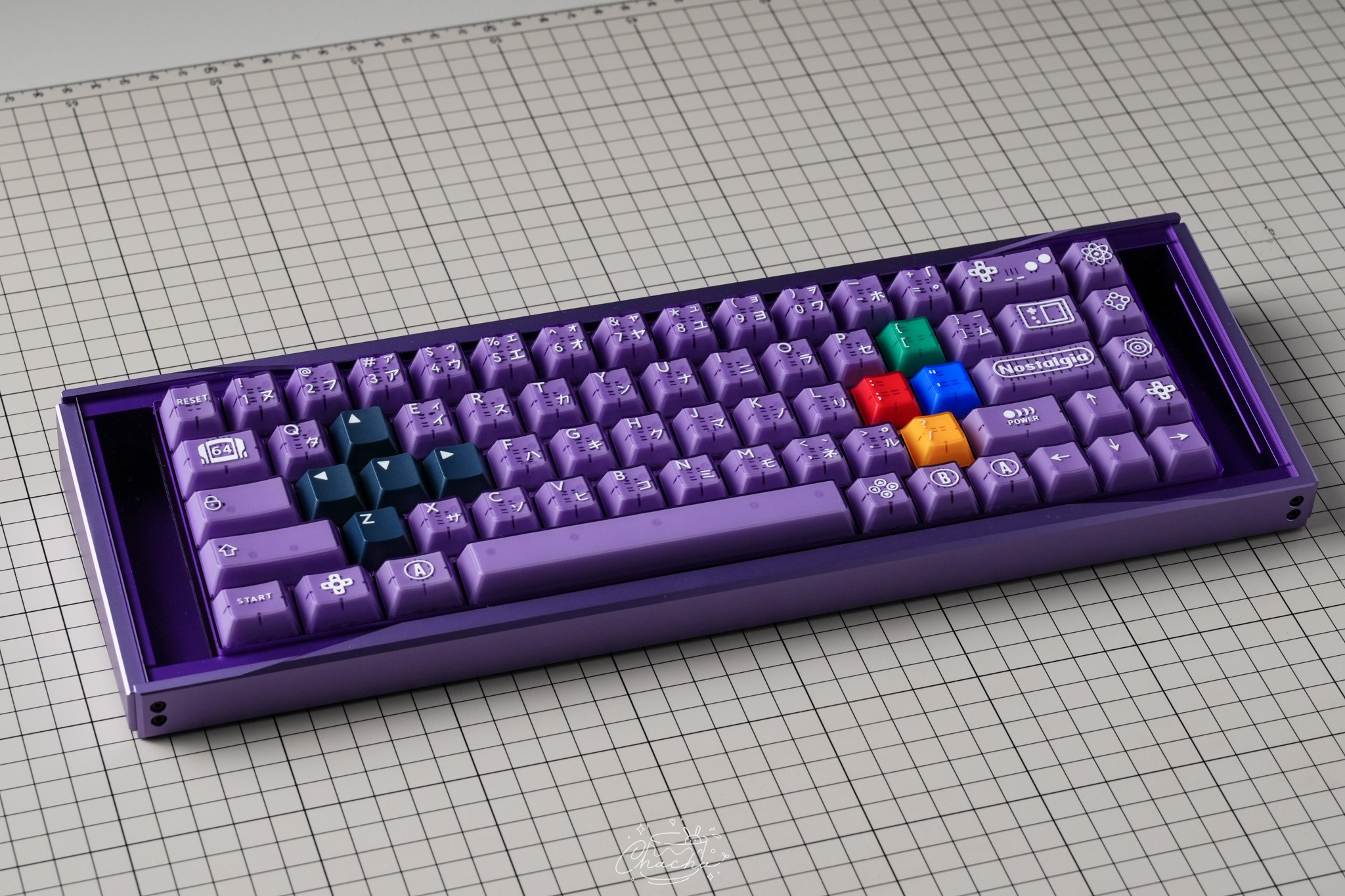 PBTfans atomic purple キーキャップセット PBTfans Atomic Purple Keycaps – Divinikey