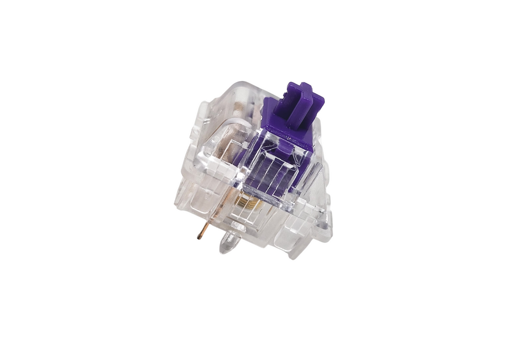 Durock Medium Tactile Purple 65g Switches Side