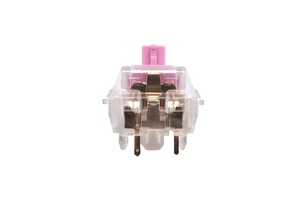 Durock L3 Creamy Pink 65g (Clear) Switches Back