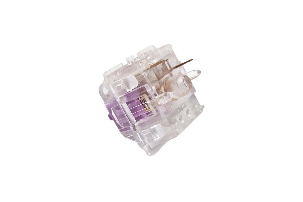 Durock L4 Creamy Purple 67g (Clear) Switches Bottom