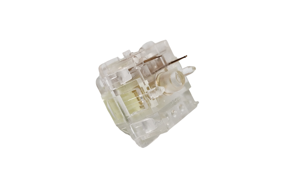 Durock L1 Creamy Yellow 55g (Clear) Switches Bottom