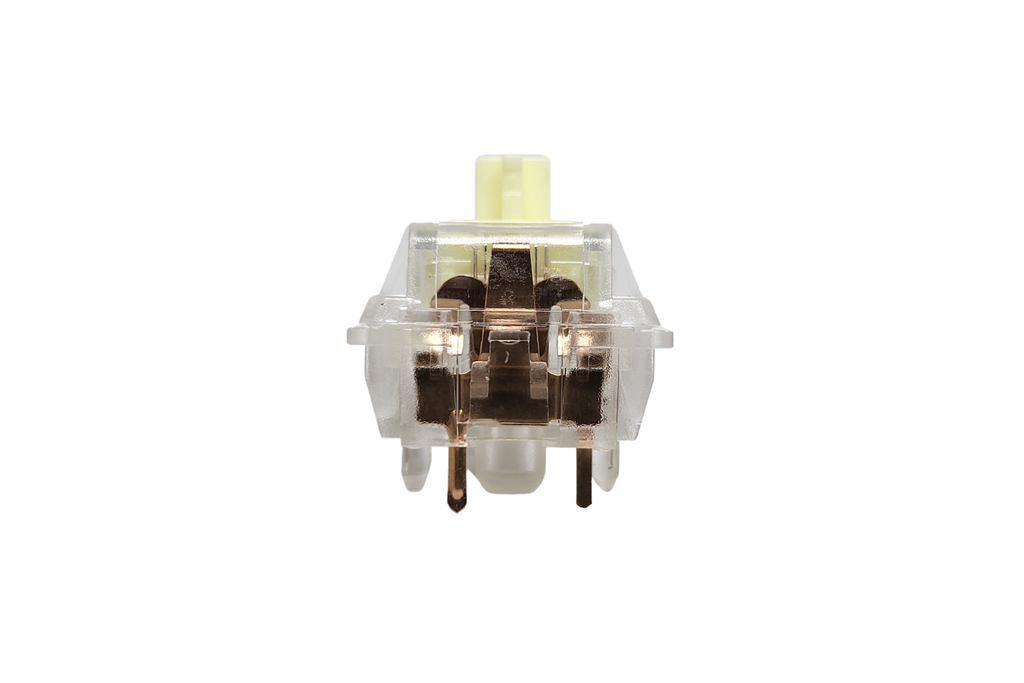 Durock L1 Creamy Yellow 55g (Clear) Switches Back