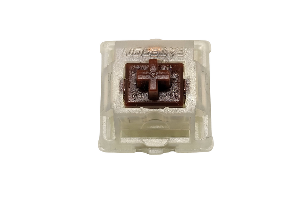 Gateron Cap V2 Milky Brown Switches Front