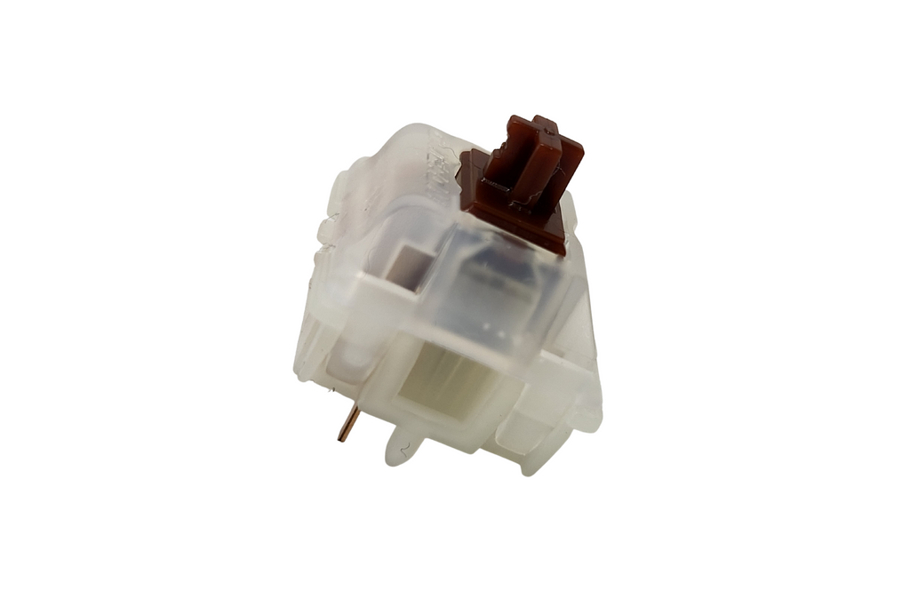 Gateron Cap V2 Milky Brown Switches Side