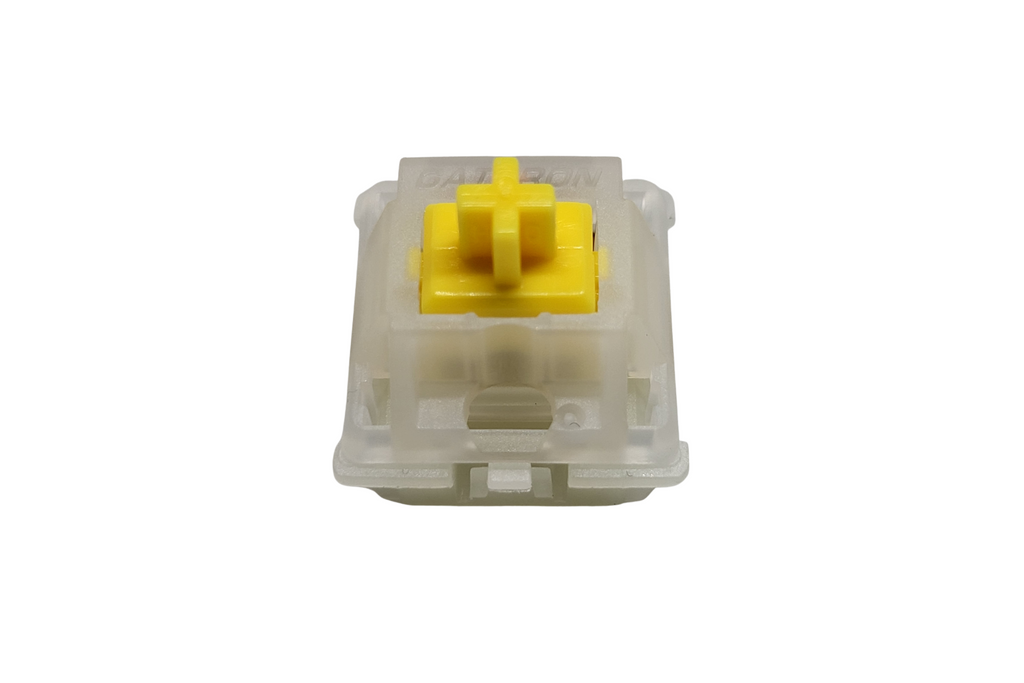 Gateron Cap V2 Milky Yellow Switches Front