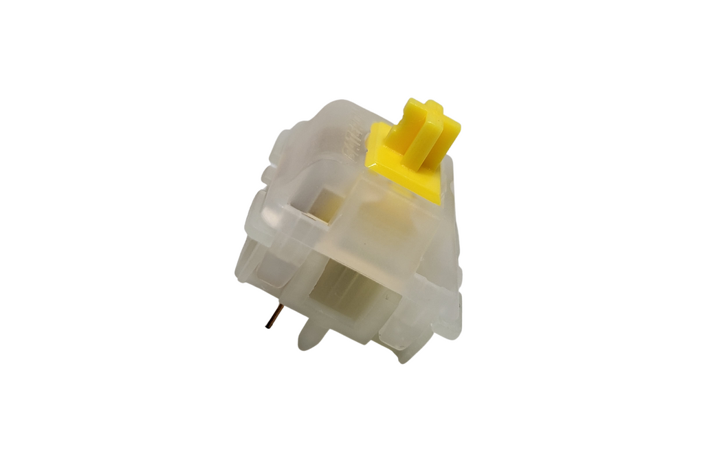 Gateron Cap V2 Milky Yellow Switches Side
