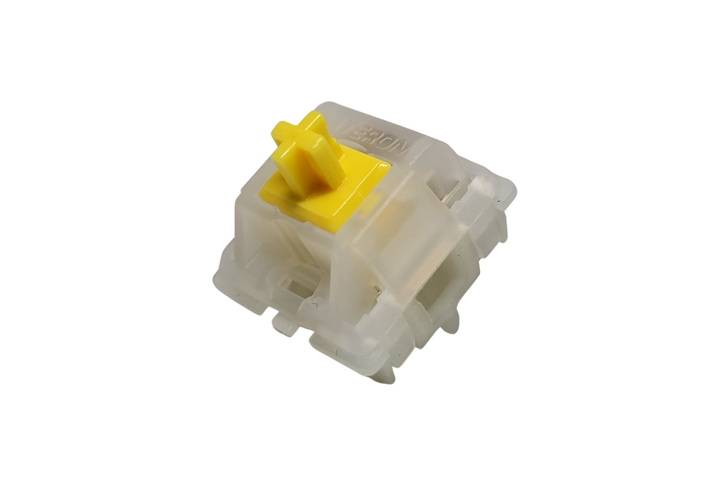 Gateron Cap V2 Milky Yellow Switches Main