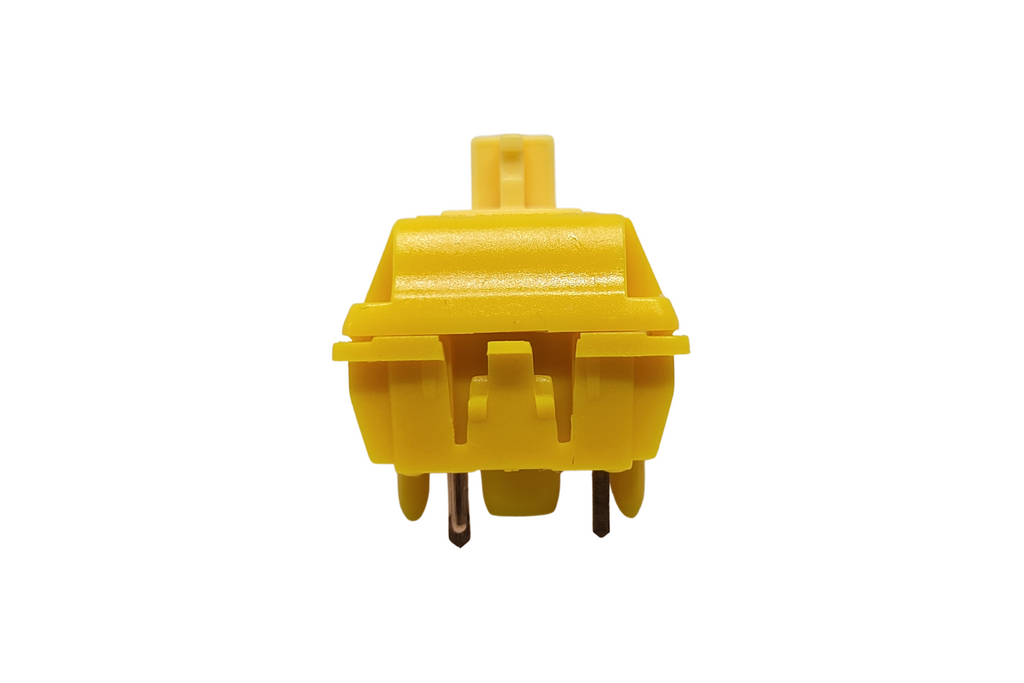 Gateron Cap V2 Golden Yellow Switches Back