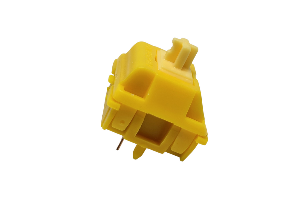 Gateron Cap V2 Golden Yellow Switches Side