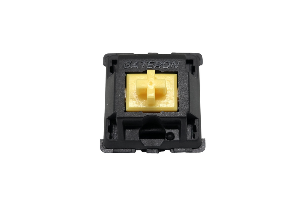 Gateron Yellow Linear Full Black Switches Front